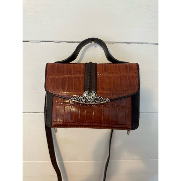 Marc Chantal MC Vintage Brown And Black Purse(Crossbody) - Picture 1 of 8